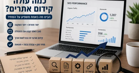 כמה עולה קידום אתרים? מדריך מחירים כן (2026)