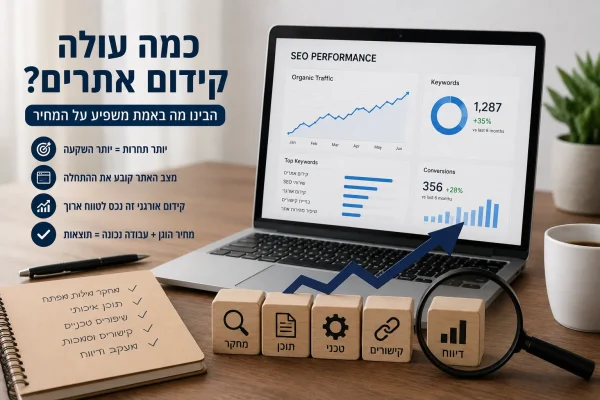 כמה עולה קידום אתרים מדריך מחירים