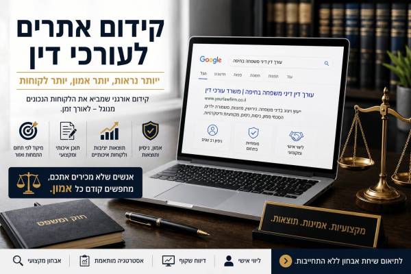 קידום אתרים לעורכי דין